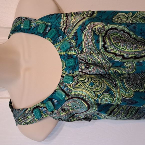 Turquoise Halter Top - Picture 5 of 13